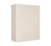 Vienrose Linen Photo Album 6x4 100 Pockets Photobooks Beige Page Large Capacity Picture Albums for Valentine Family Wedding Christmas Birthday