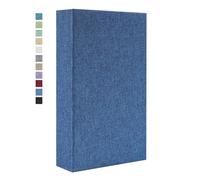 Vienrose Linen Photo Albums Slip in 6x4 300 Pockets Photobooks Black Page Large Capacity Picture Albums for Valentine Wedding Christmas Birthday