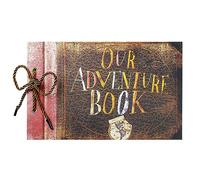Vienrose Our Adventure Book Up Scrapbook, Hardcover Embossed DIY Memory Journal for Couples, Anniversary Wedding Travel Memory Keeping, Valentine Gifts for Boyfriend Girlfriend, 40 Pages