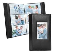 Vienrose Photo Album 4x6 300 Photos Leather Cover Extra Large Capacity Picture Book with Pockets for Wedding Family Anniversary Baby