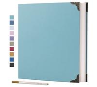 Vienrose Photo Album Self Adhesive 40 Pages Hardcover with DIY Scrapbooking Kit 3 Rings Paper Scrapbook for Lover Friends Kids Anniversary Wedding Gift