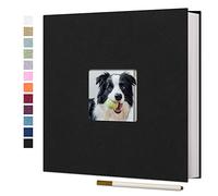 Vienrose Photo Album Self Adhesive Book with Window 40 Pages 33x32cm Black