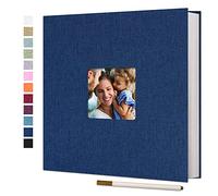 Vienrose Photo Album Self Adhesive Book with Window 40 Pages 33x32cm Blue