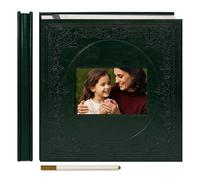 Vienrose Vintage Self Adhesive Photo Album, 20 Sheets, Forest Green