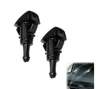 Vierone 2Pcs 986302K100 Stainless Steel Washer Jet Front Windscreen Washer Jets for Chevrolet Jeep Dodge Hyundai Kia Tucson