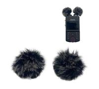 VIERYCIY Dead Cat Wind Muff Pop Filter For Tascam X6 X8 Headset Windscreen Microphone Foam Covers For Tascam X6 X8 (Black and White)