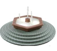 Viessmann 1316 Multijet Ornamental Fountain with LED Lighting, Moving, H0