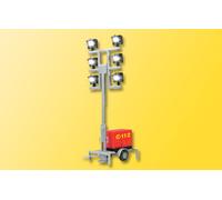 Viessmann 1344 Light Giraffe Fire Brigade on Trailer with LEDs, H0