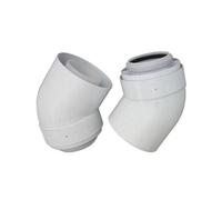 Viessmann 45 Deg Balanced Flue Elbow - Pair - (110/150mm) 7247540.