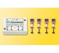 Viessmann 5800 St.Andrew's cross Diagonal Cross,4 Piece And Flashing