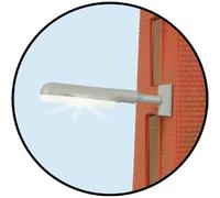 Viessmann 6089 Modern Industrial Wall Light LED White