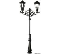 VIESSMANN 6397 HO Scale Street Lamp With 2 Lights Antique Style 55 Mm