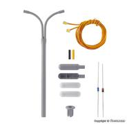 VIESSMANN 6723 HO Scale Street Lamp Kit With Two Lights 100 Mm (LED Light)