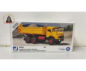 Viessmann 8003 CarMotion basic starter set MB round bonnet 3-axle dump truck