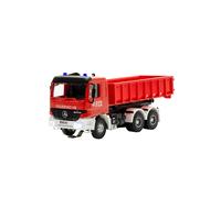 Viessmann 8050 MB Actros Fire Brigade with Roll-off Container + Beacons New 2023