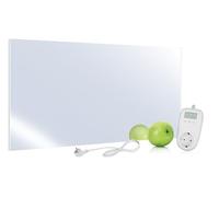 VIESTA H580-SP Infrared Heating Panel Carbon Crystal (latest technology) 580 Watts, ultra flat wall heater, mirror