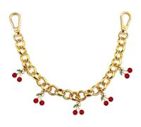 VIESUJI Cherry Purse Charms for Women Bag Charm with Double Buckle Design