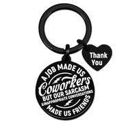 VIESUJI Coworker Leaving Gifts for Women Men Going Away Farewell Appreciation Gifts for Coworkers Friends White Elephant Gift for Adults Coworker Keychain for New Job Retirement Birthday