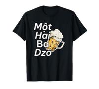 Vietnam Beer Vietnamese Mot Hai Ba Dzo One Two Three Cheers T-Shirt