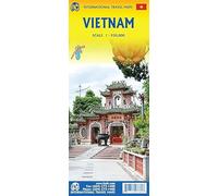 Vietnam: doppelseitig, waterproof Stpl.Ho Chi Minh City 15T., Stpl.Hoi an 10T., Stpl.Da Nang 18,5T., Stpl.Ca 1:920000