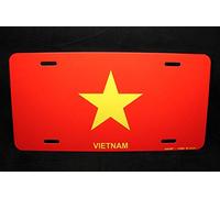 vietnam flag novelty license plate for cars vietnamese flag license plate 6x12 inches