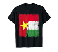 Vietnam Italy Half Flag Proud Vietnamese Italian Pride T-Shirt