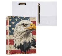 Vietnam National War 1 and 1/2 inch notebook binders three rings with pocket cover 1/2 pack aesthetic binder 200 sheets