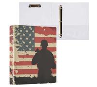 Vietnam National War 3.8cm Notebook Binder 3 Rings With Inner Pockets 1/2 Pack Office Binder 200 Sheets