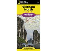 Vietnam North Adventure Map by National Geographic - Waterproof Travel Map with Roads, Cities & Cultural Sites - Foldable Map for Hanoi, Halong Bay, ... Map (National Geographic Adventure Trave Map)