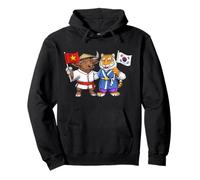 Vietnam South Korea Flag Vietnamese Roots Pullover Hoodie
