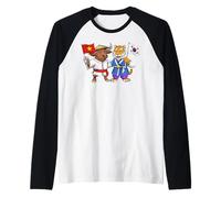 Vietnam South Korea Flag Vietnamese Roots Raglan Baseball Tee