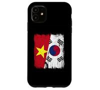 Vietnam South Korea Half Flag Vietnamese South Korean Jersey Case for iPhone 11