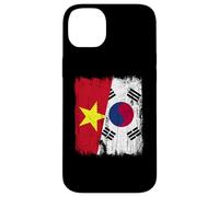 Vietnam South Korea Half Flag Vietnamese South Korean Jersey Case for iPhone 14 Plus