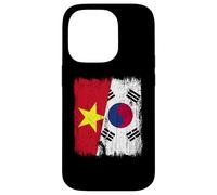 Vietnam South Korea Half Flag Vietnamese South Korean Jersey Case for iPhone 14 Pro