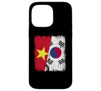 Vietnam South Korea Half Flag Vietnamese South Korean Jersey Case for iPhone 14 Pro Max