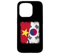 Vietnam South Korea Half Flag Vietnamese South Korean Jersey Case for iPhone 15 Pro