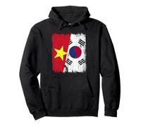 Vietnam South Korea Half Flag Vietnamese South Korean Jersey Pullover Hoodie