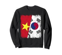 Vietnam South Korea Half Flag Vietnamese South Korean Jersey Sweatshirt