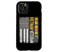 Vietnam Veteran American Flag Patriotic Army Vet Memorial Case for iPhone 11 Pro