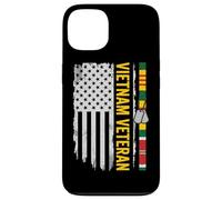 Vietnam Veteran American Flag Patriotic Army Vet Memorial Case for iPhone 13