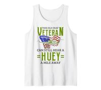 Vietnam Veteran Helicopter Pilot - Hear A Huey A Mile Away Tank Top