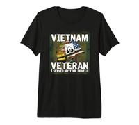 Vietnam Veteran I Served My TIME in Hell Premium T-Shirt