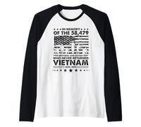 Vietnam Veteran Memorial Day Raglan Baseball Tee