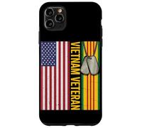 Vietnam Veteran USA Flag Patriotic Army Vet Memorial Day Case for iPhone 11 Pro Max