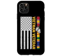 Vietnam Veteran USA Flag Patriotic Army Vet Memorial Day Case for iPhone 11 Pro Max