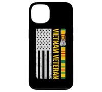 Vietnam Veteran USA Flag Patriotic Army Vet Memorial Day Case for iPhone 13