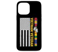 Vietnam Veteran USA Flag Patriotic Army Vet Memorial Day Case for iPhone 13 Pro Max