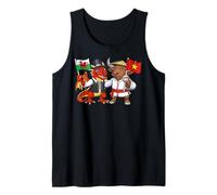 Vietnam Wales Flag Vietnamese Roots Proud Welsh Heritage Tank Top