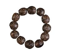 Vietnamese Agarwood Bead with Tumors and Scars, Black Oil, Old Material, Water-Sinking Grade, Natural Wooden -Form Cultural Relic