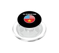 Vietnamese American Yes Im Both Heritage PopSockets PopGrip for MagSafe